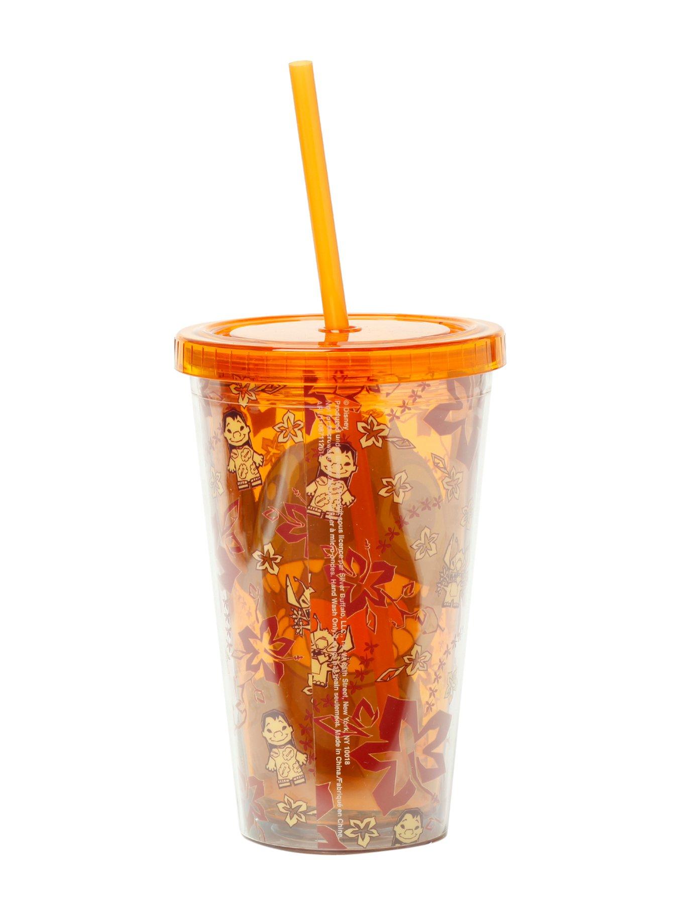 Disney Lilo & Stitch Happy Orange Acrylic Travel Cup, , alternate
