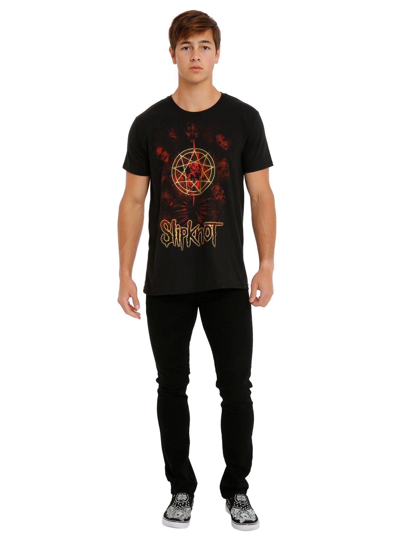 Slipknot Gold Nonagram Logo T-Shirt, , alternate