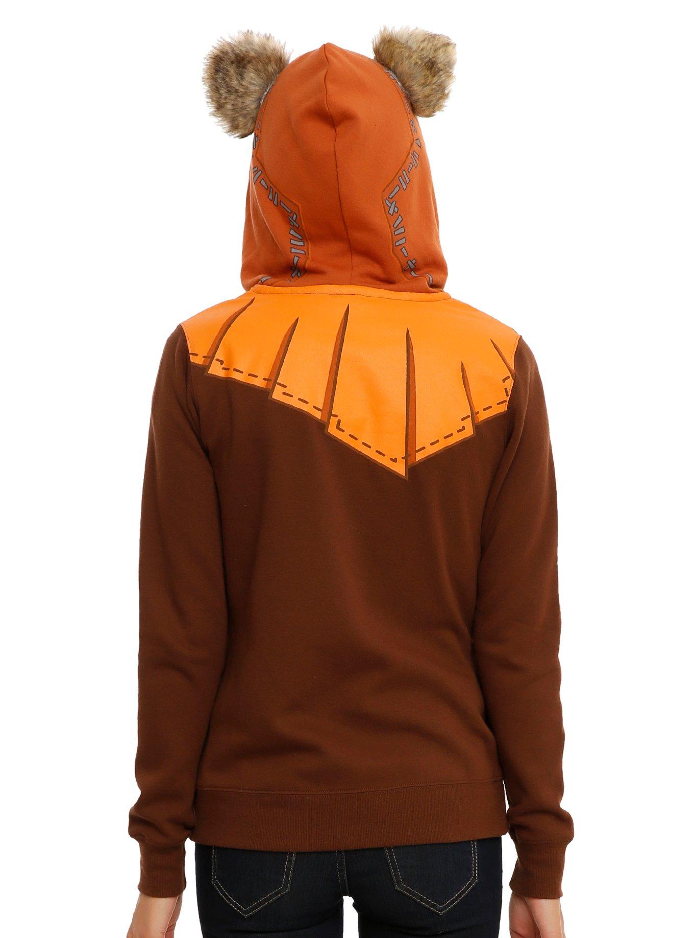 Star Wars Ewok Girls Costume Hoodie, , alternate