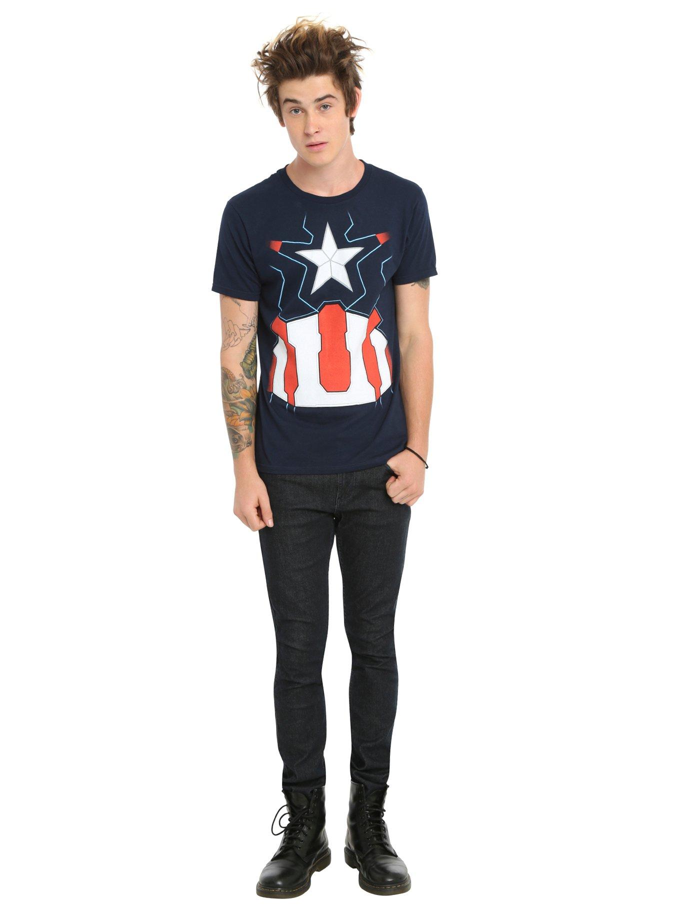 Marvel Avengers: Age Of Ultron Captain America T-Shirt, , alternate