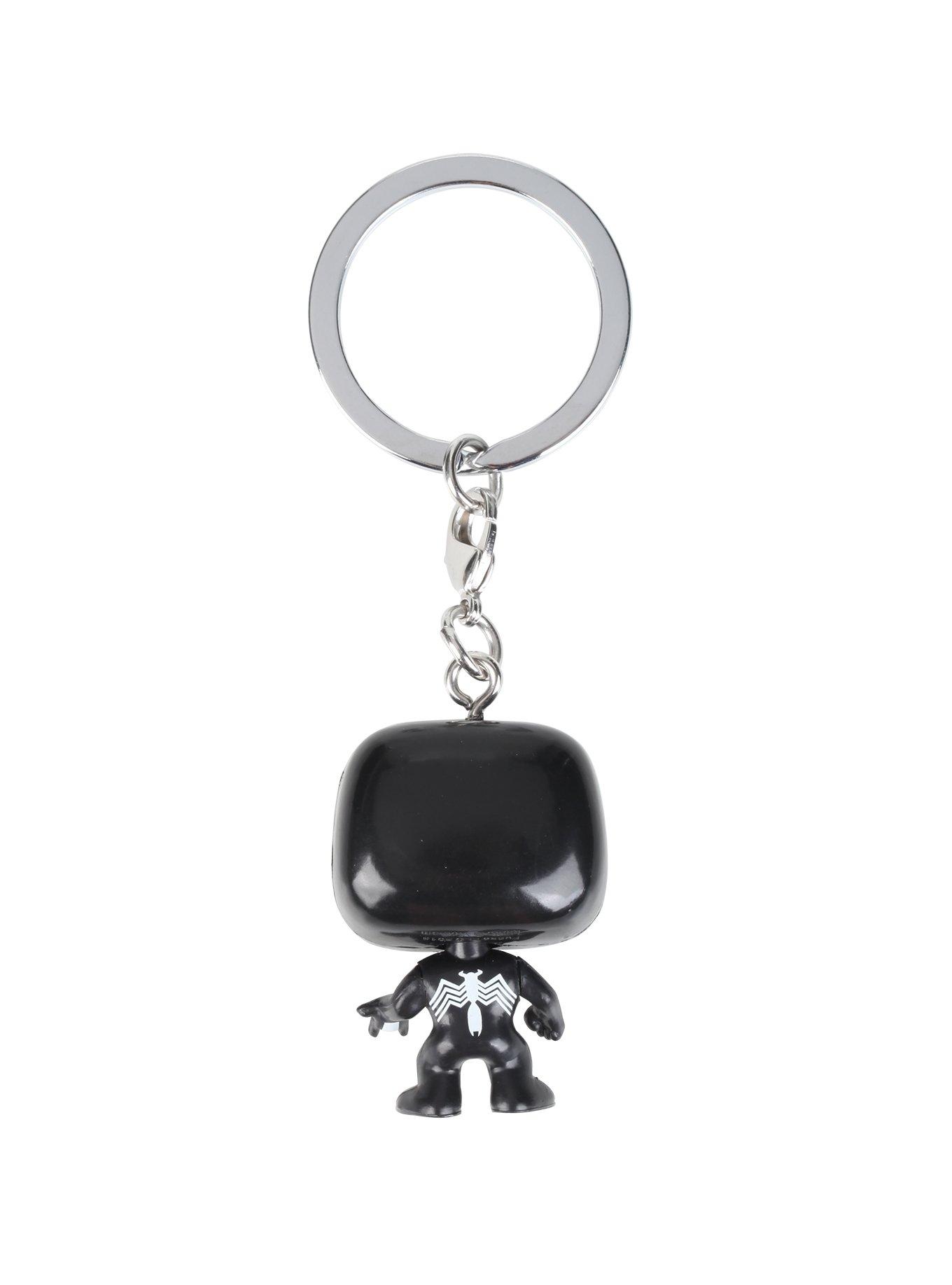 Funko Marvel Pocket Pop! Spider-Man (Black Suit) Key Chain Hot Topic Exclusive, , alternate