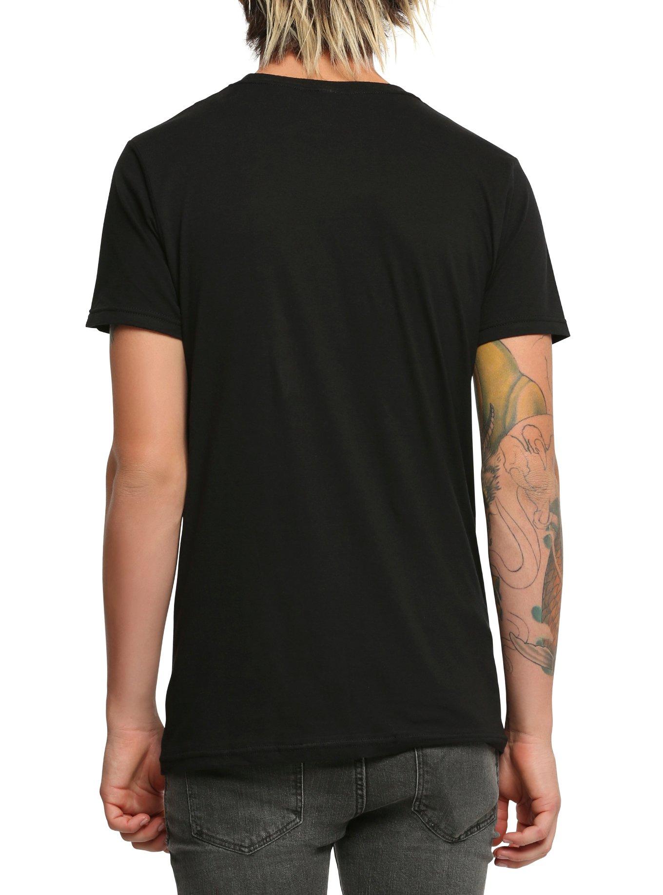 Linkin Park Fire Face T-Shirt, BLACK, alternate