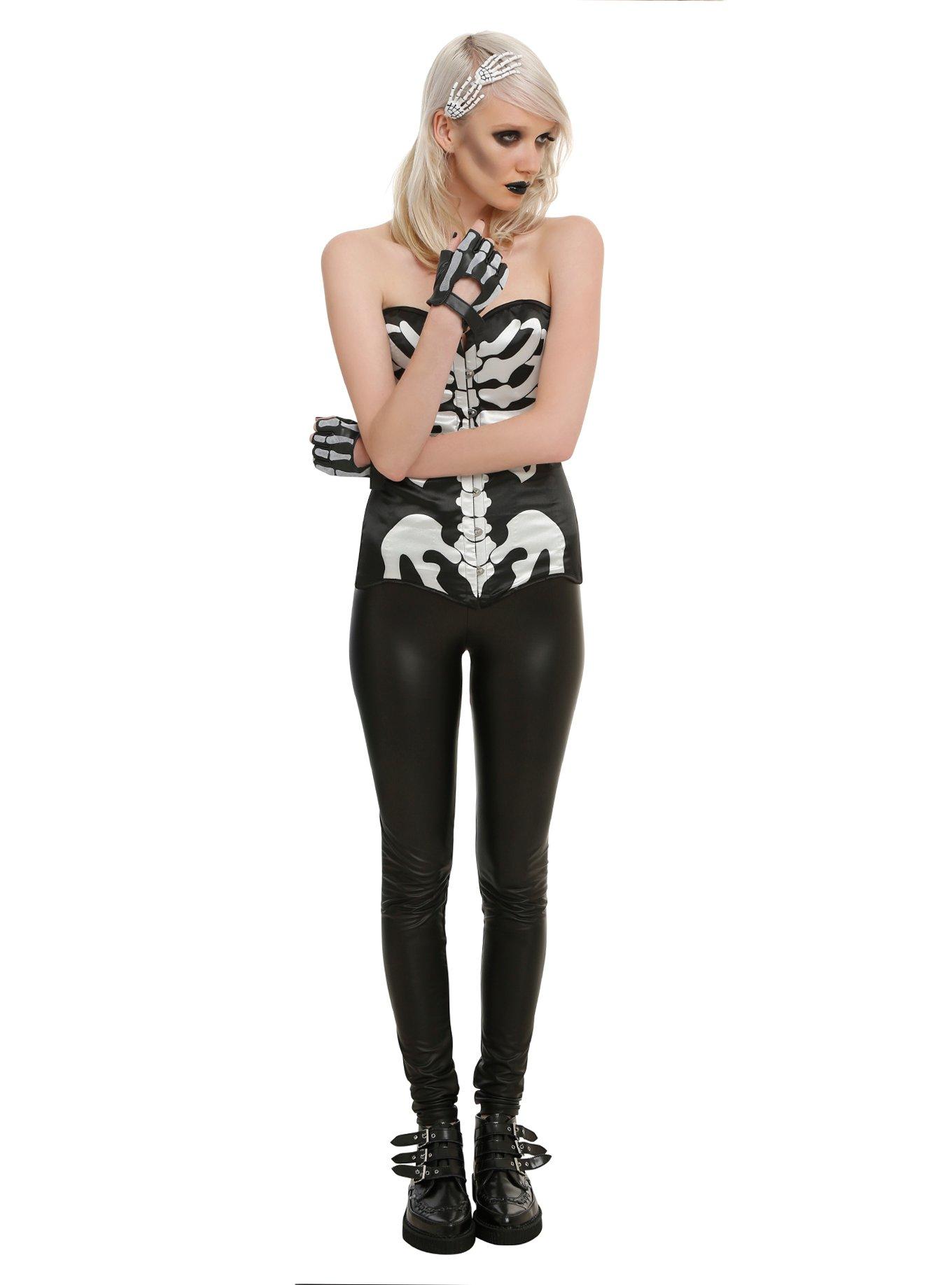 Black & White Bones Corset