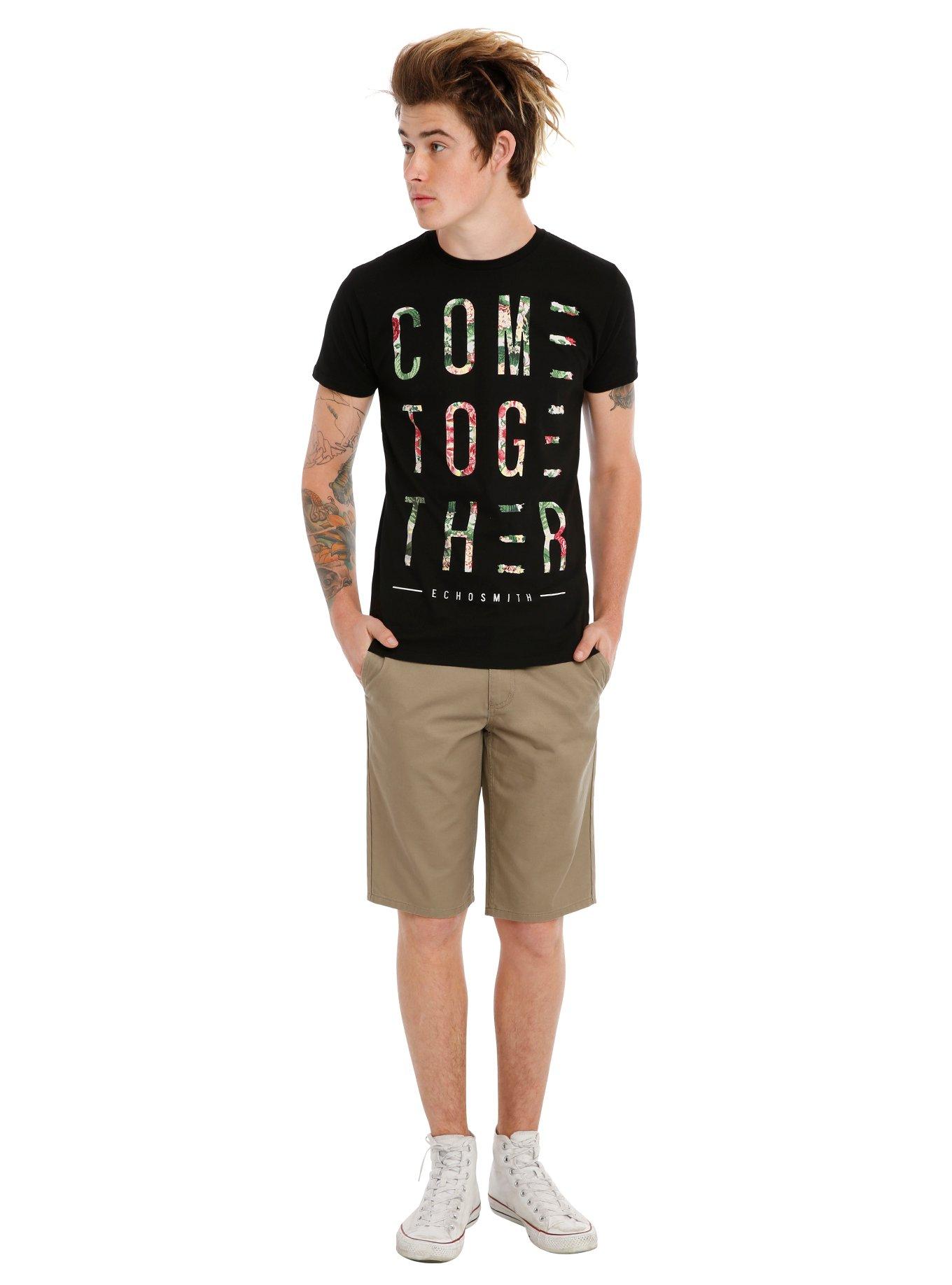 Echosmith Come Together Floral T-Shirt, , alternate