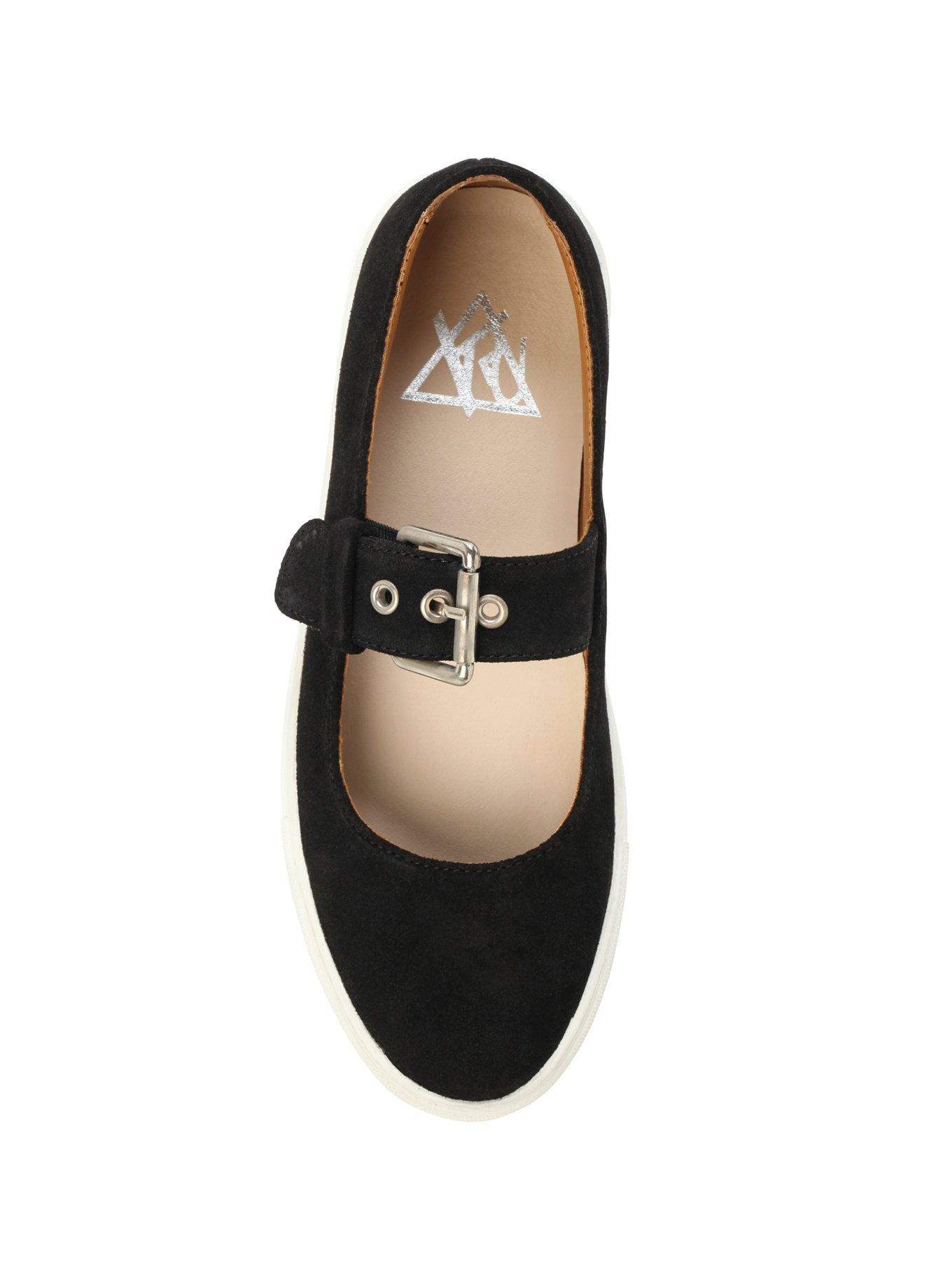 YRU Chill Mary Jane Sneakers, BLACK, alternate