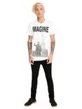 John Lennon Imagine Statue Of Liberty T-Shirt, , alternate