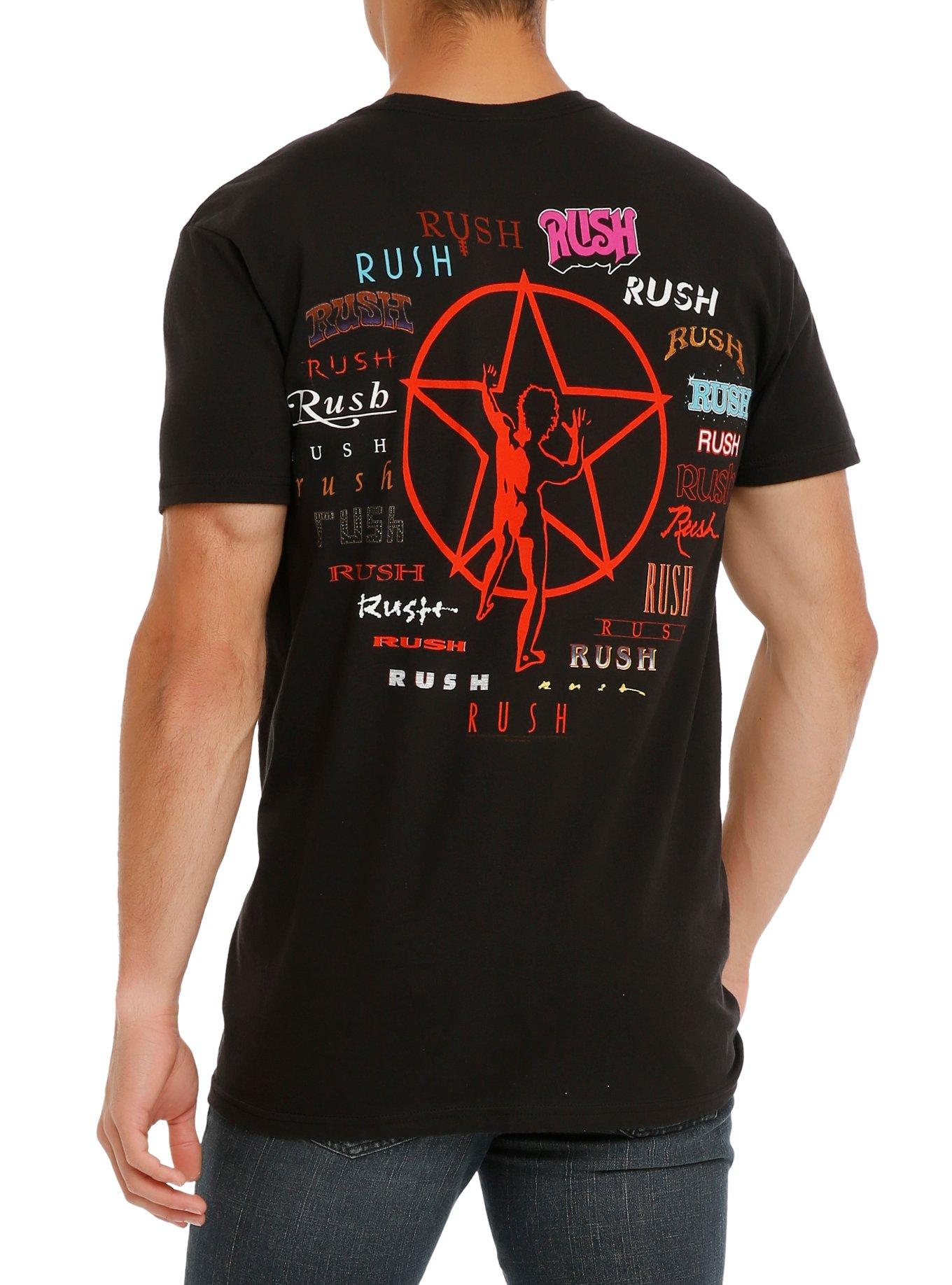 Rush All The Logos T-Shirt, , alternate