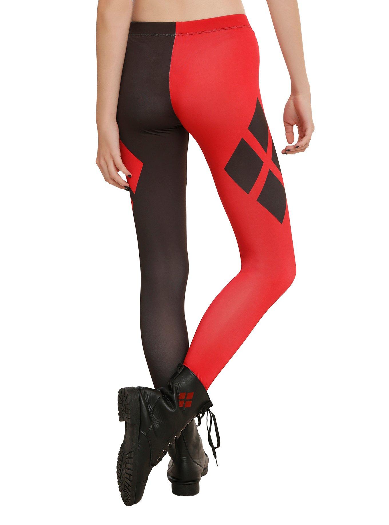 DC Comics Harley Quinn Leggings, , alternate