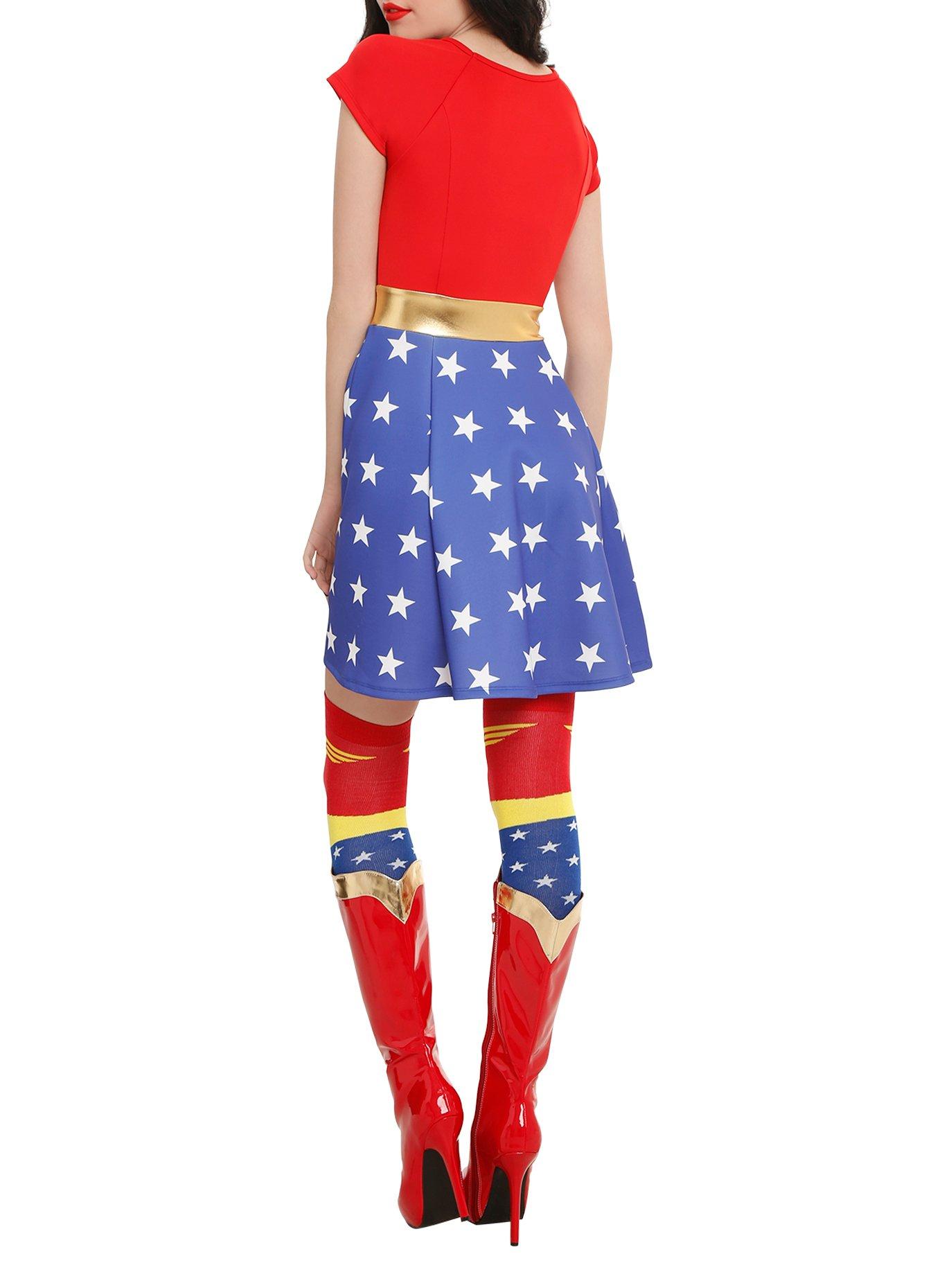 DC Comics Wonder Woman Costume Dress, , alternate