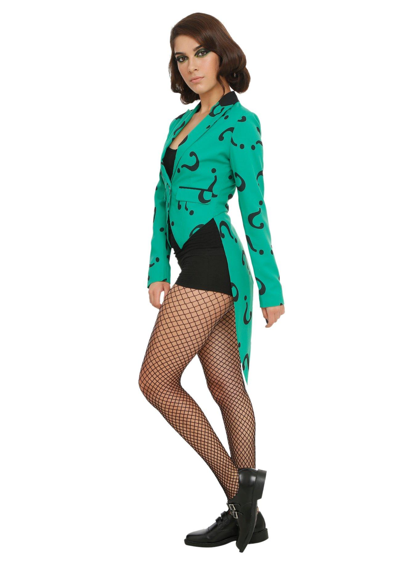 DC Comics Riddler Girls Jacket, , alternate