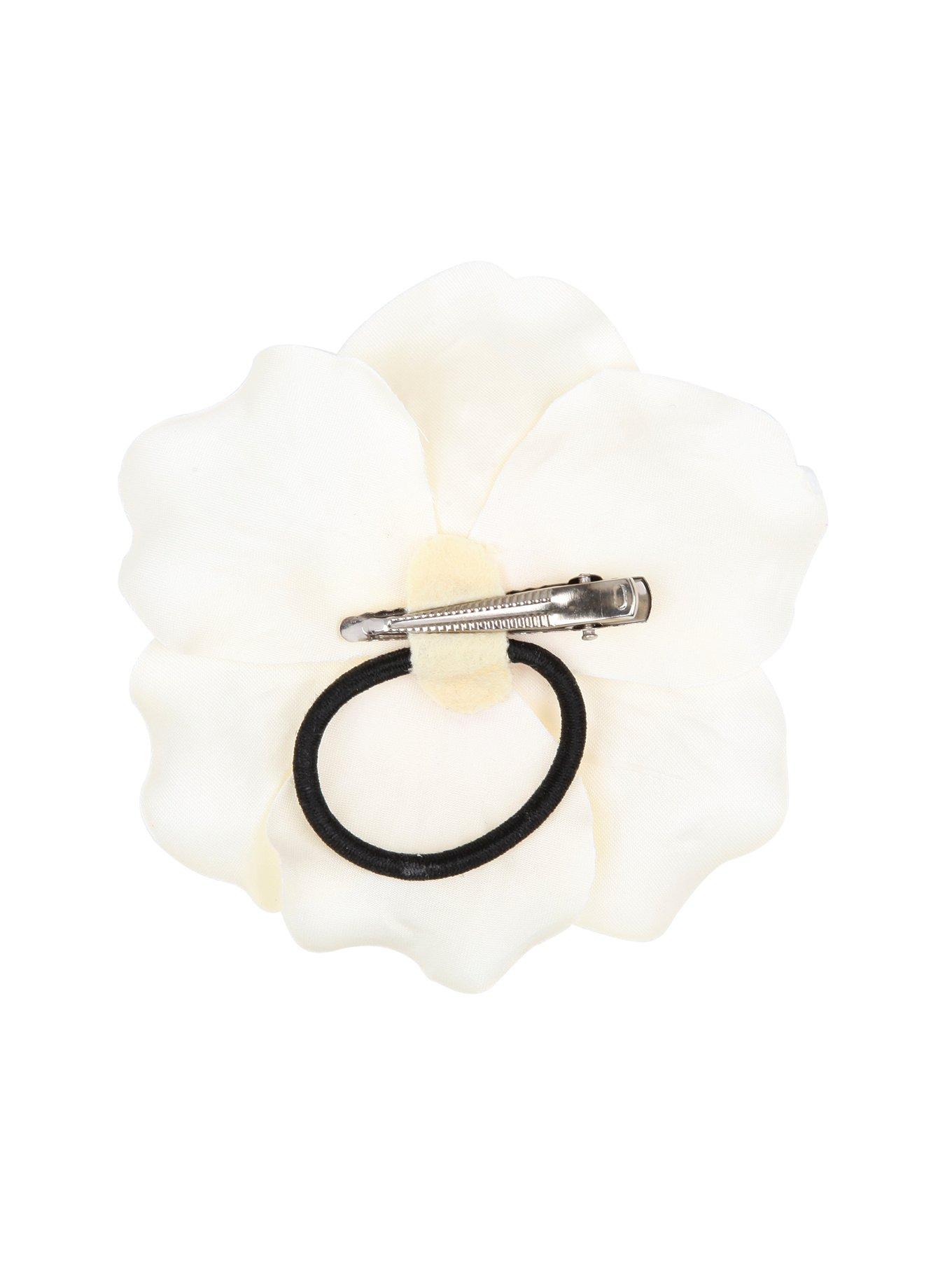Ivory Rose Hair Clip, , alternate