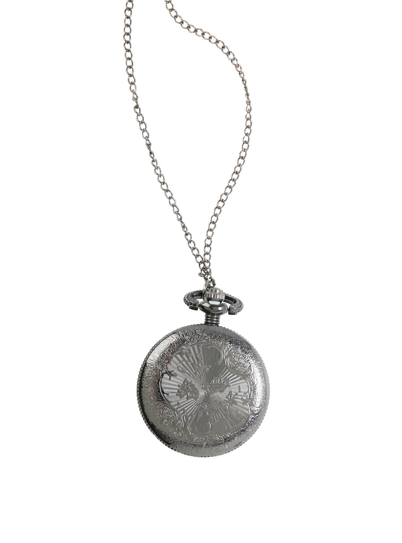 LOVEsick Pentagram Pocket Watch Necklace, , alternate