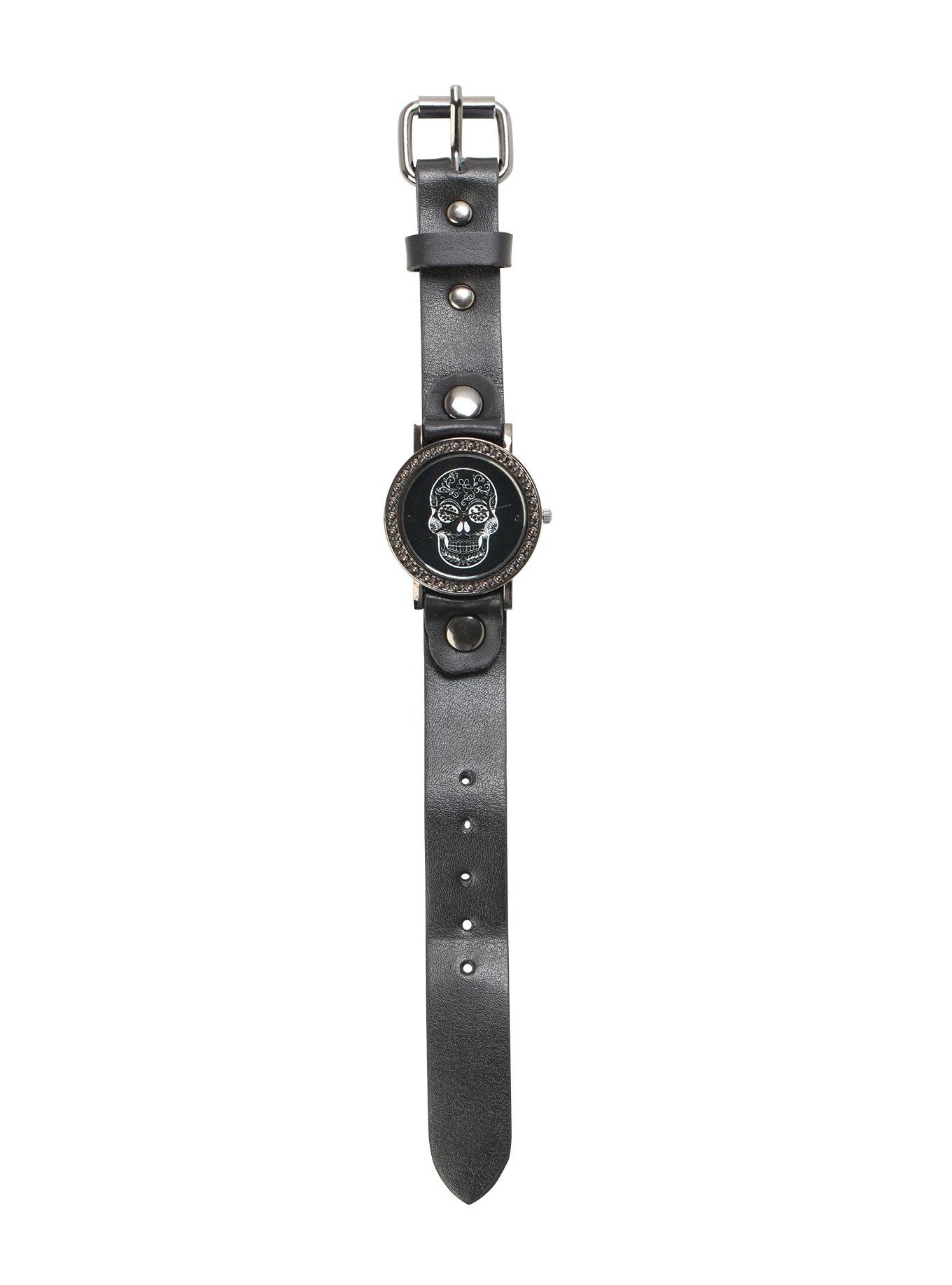 LOVEsick Sugar Skull Watch, , alternate