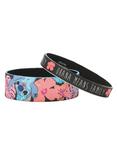 Disney Lilo & Stitch Hibiscus Rubber Bracelet 2 Pack, , alternate