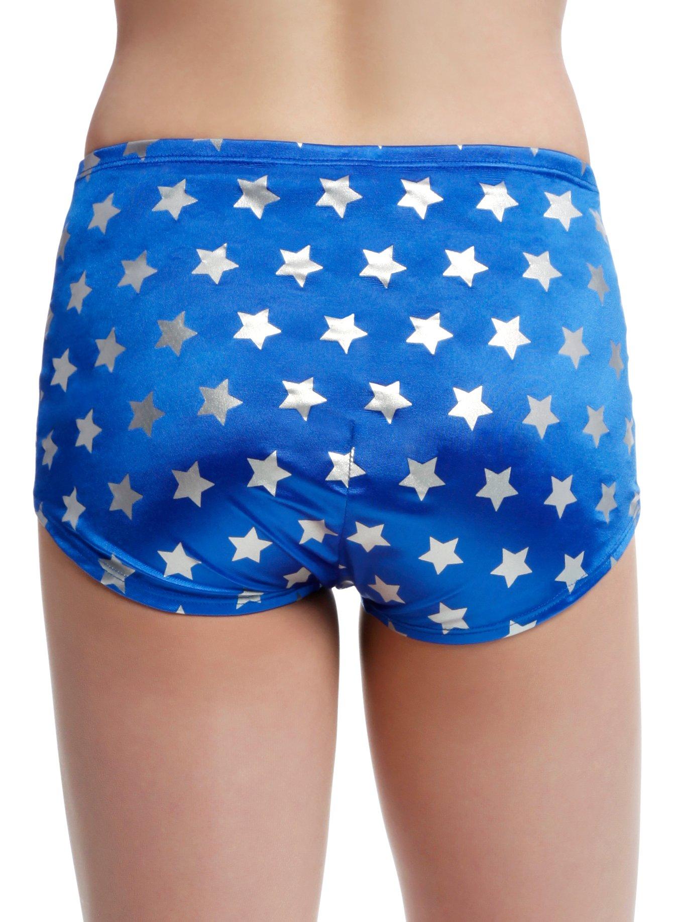 DC Comics Wonder Woman High-Waisted Bottoms, , alternate