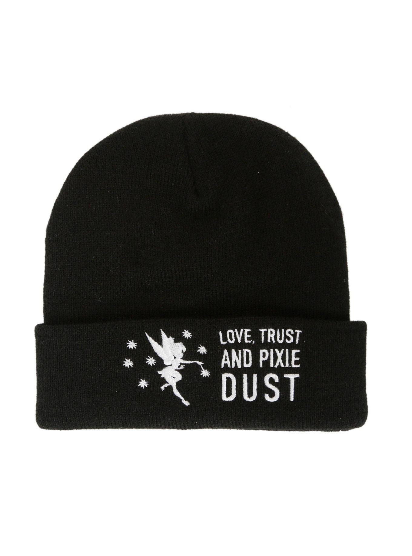 Disney Peter Pan Love Trust And Pixie Dust Watchman Beanie, , alternate