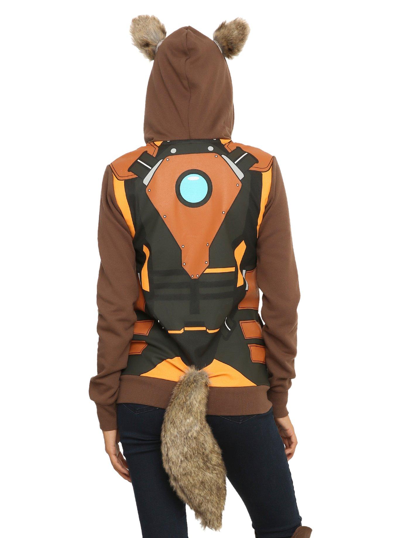 Marvel Guardians Of The Galaxy Rocket Raccoon Girls Hoodie, , alternate