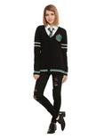 Harry Potter Slytherin Girls Cardigan, BLACK, alternate