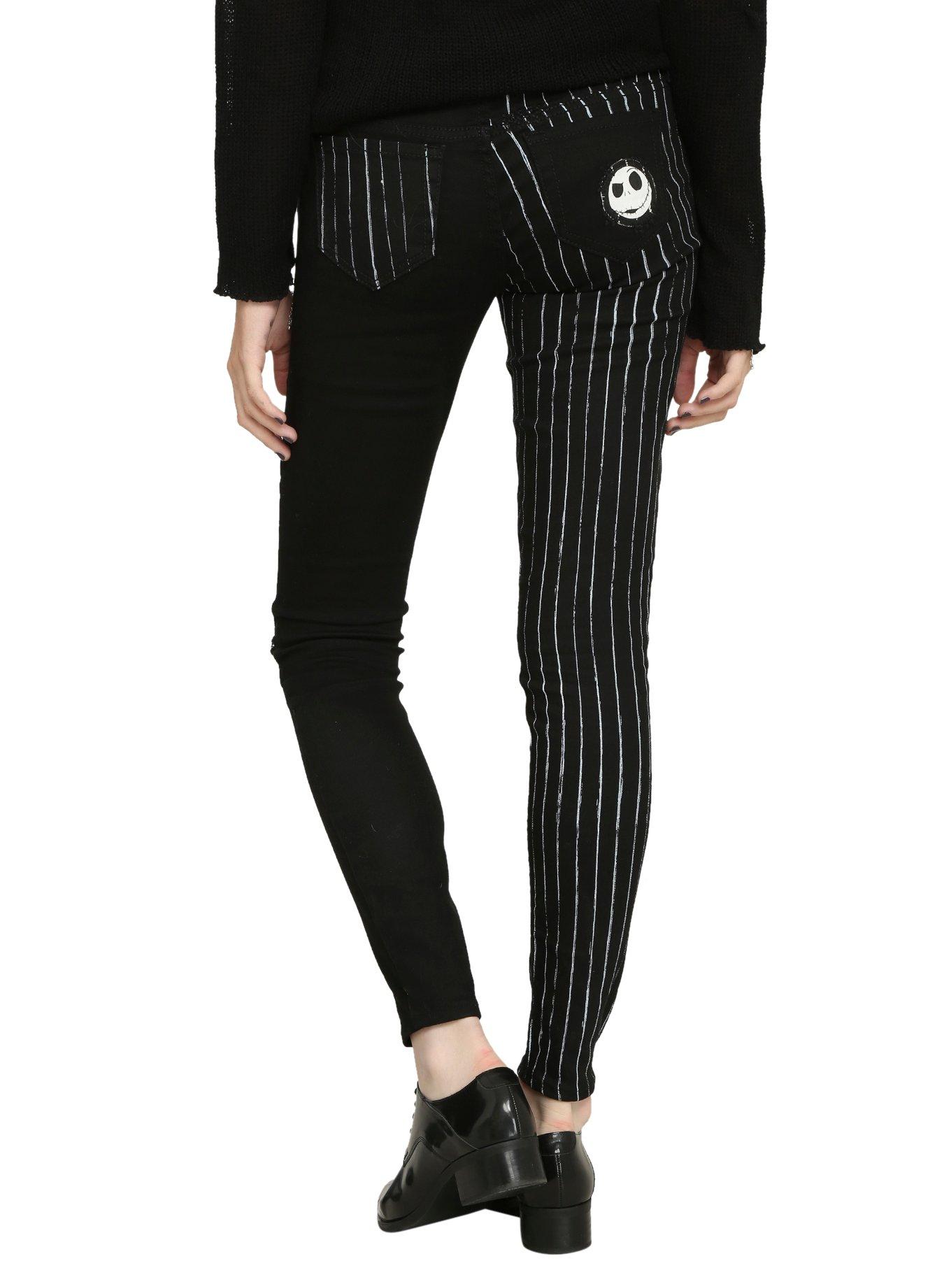 The Nightmare Before Christmas Jack Head Back Patch Pants, , alternate
