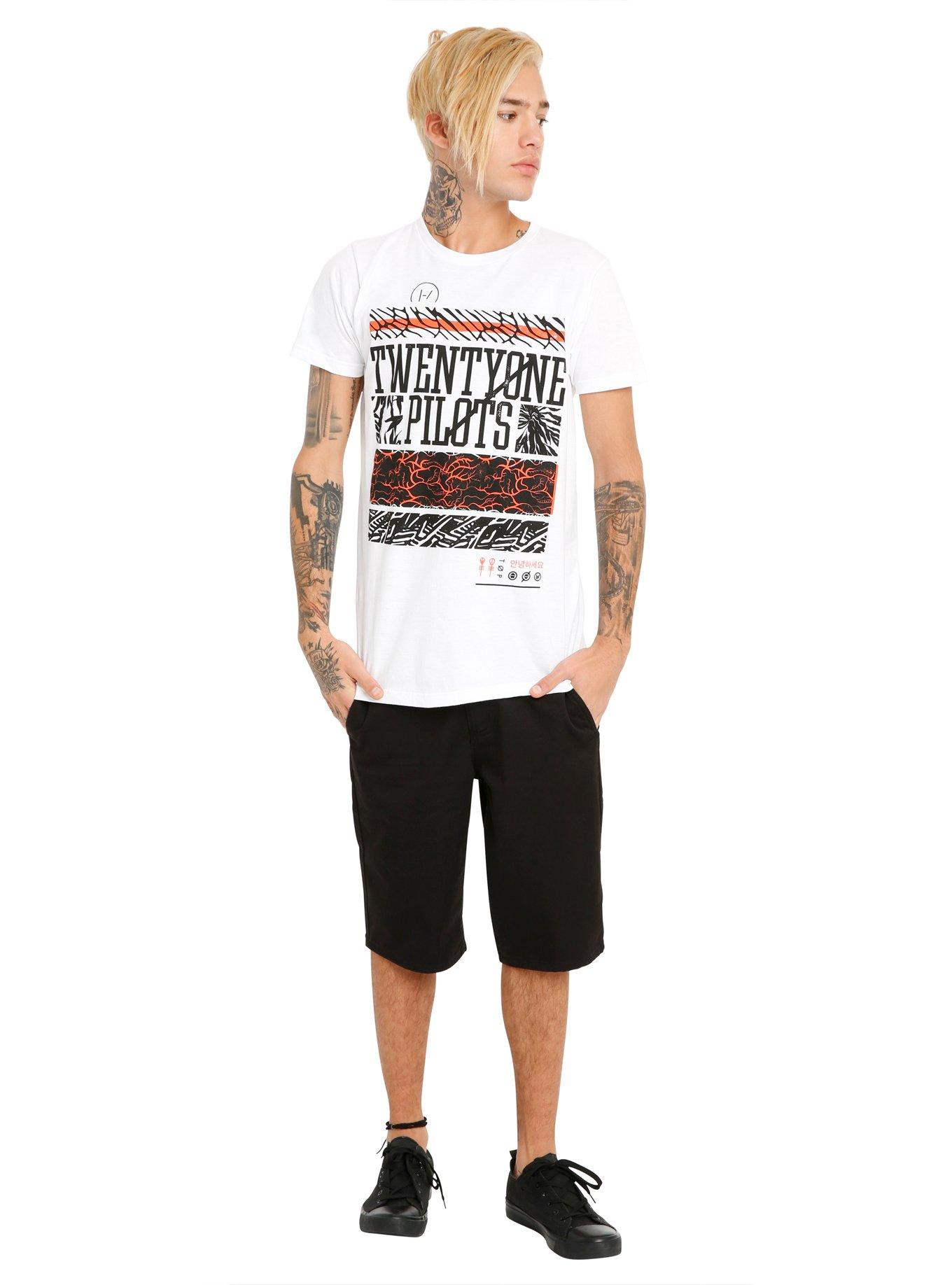 Twenty One Pilots Patterns T-Shirt, , alternate