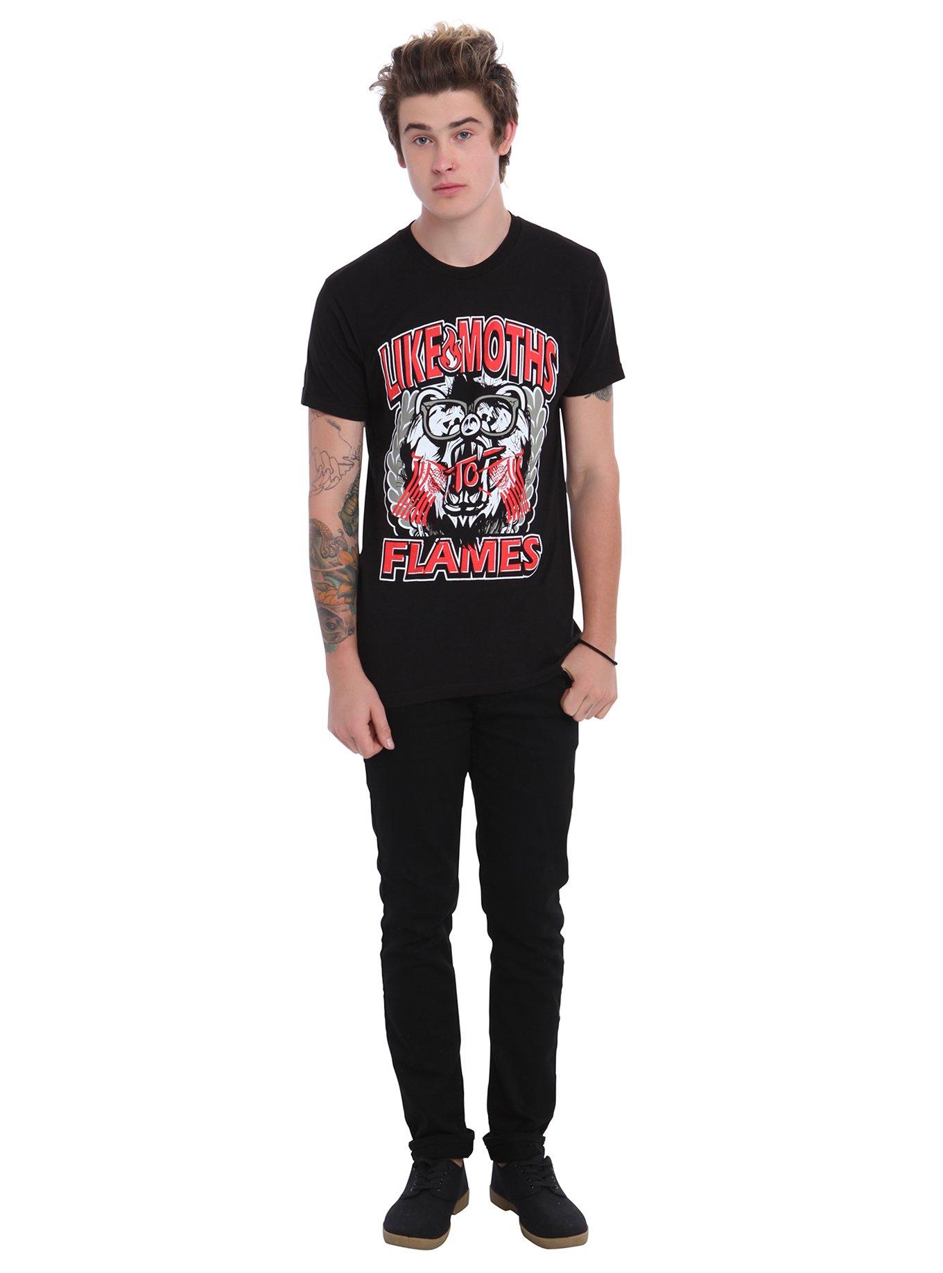 Like Moths To Flames Bear T-Shirt, , alternate