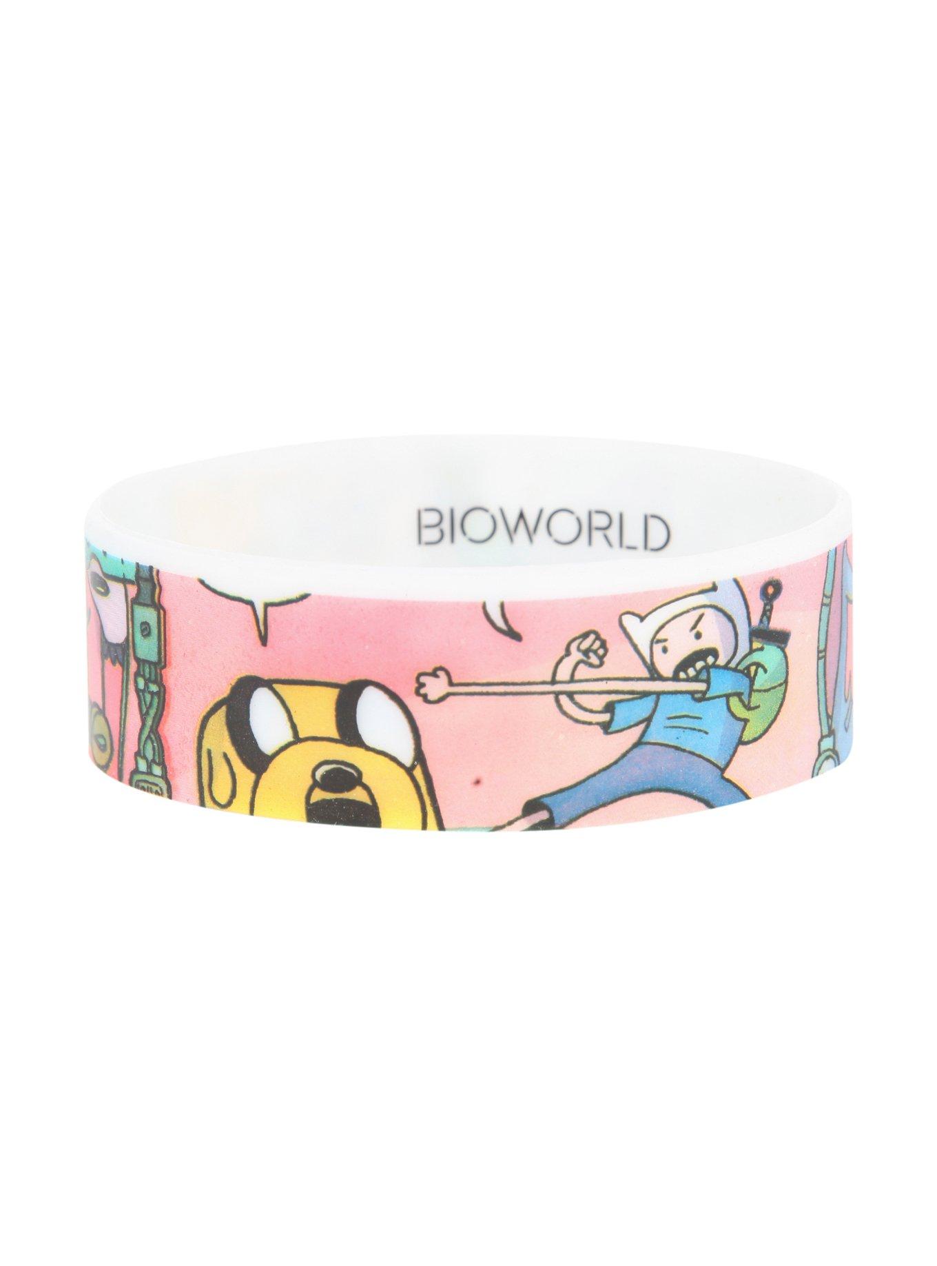 Adventure Time Comic Strip Rubber Bracelet Set, , alternate