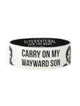Supernatural Kansas Carry On Wayward Son Rubber Bracelet, , alternate