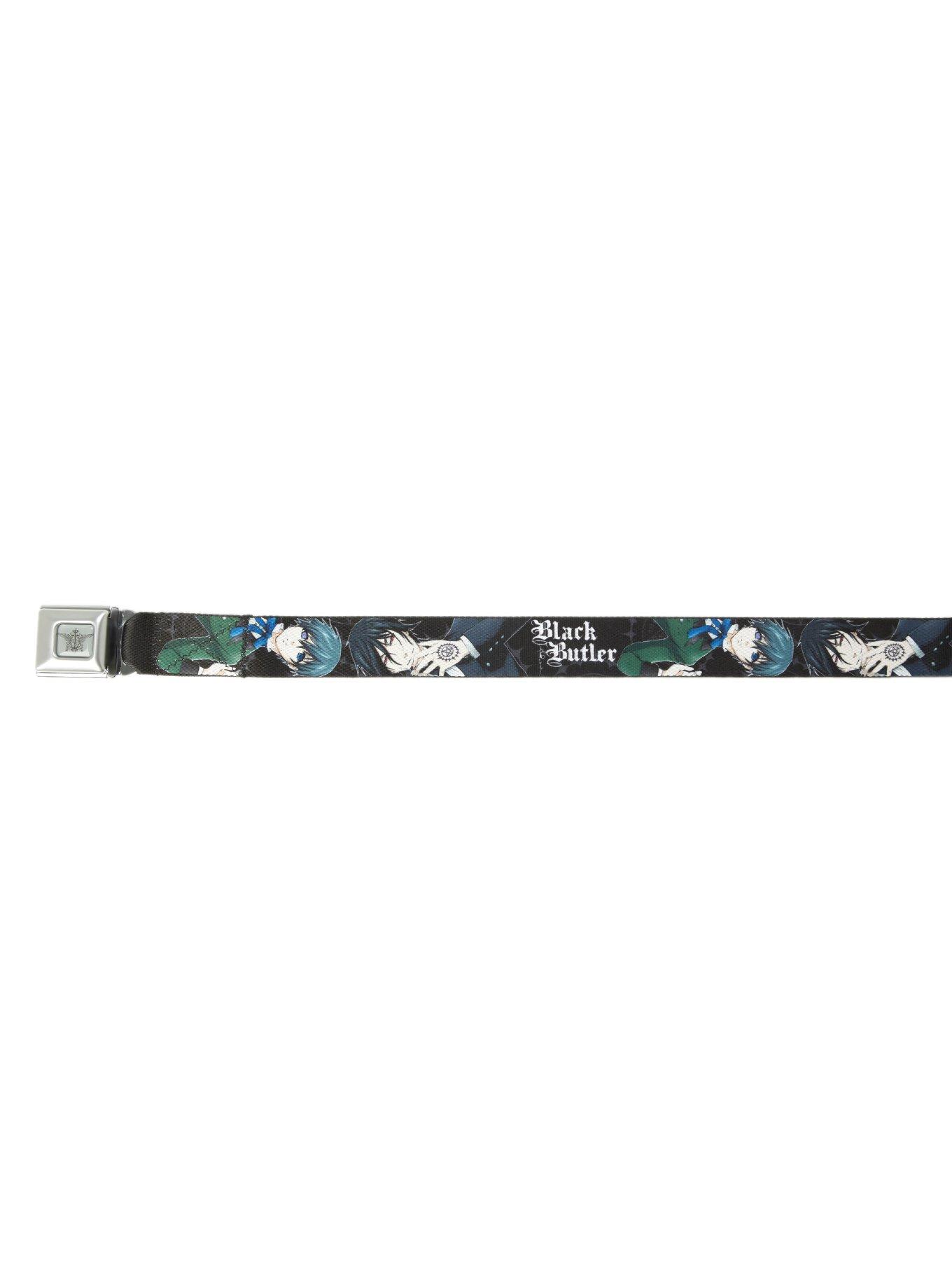 Black Butler Sebastian & Ciel Seat Belt Belt, , alternate