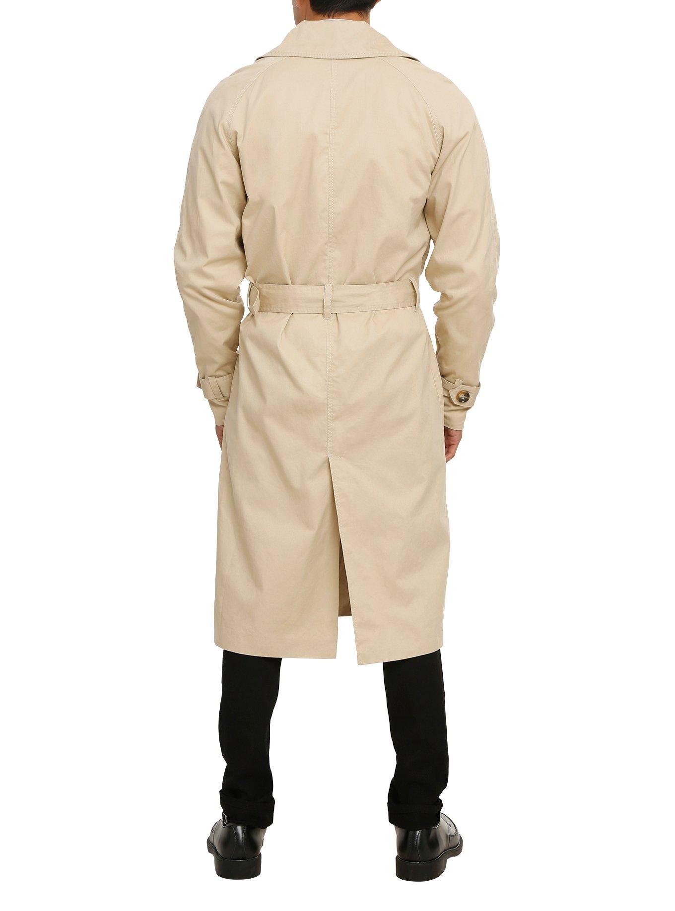 RUDE Beige Trench Coat, , alternate