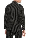 XXX RUDE Black & White Pinstripe Suit Blazer, , alternate