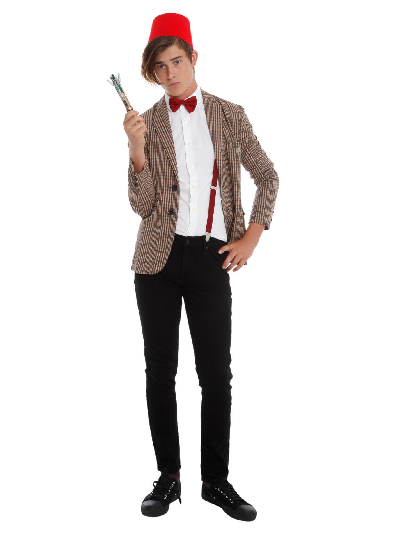 XXX RUDE Brown Tweed Plaid Blazer, , alternate