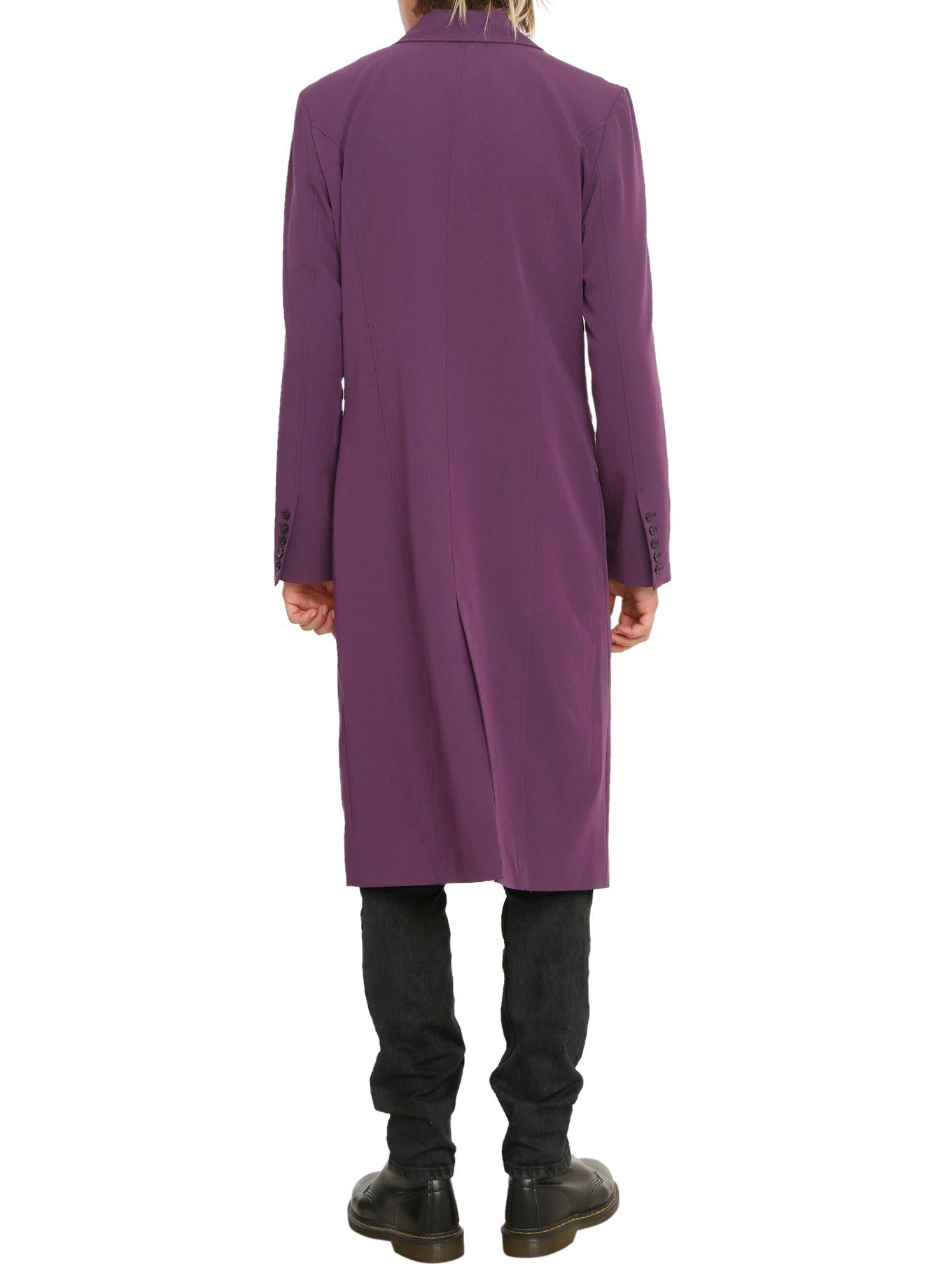 RUDE Purple Trench Coat, , alternate