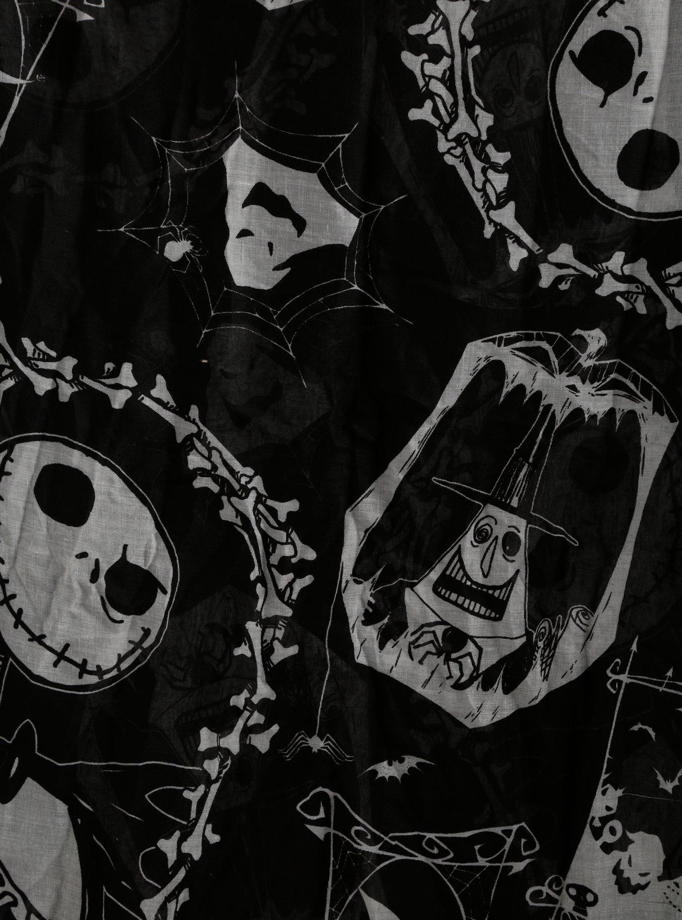 The Nightmare Before Christmas Cameos Oblong Scarf, , alternate