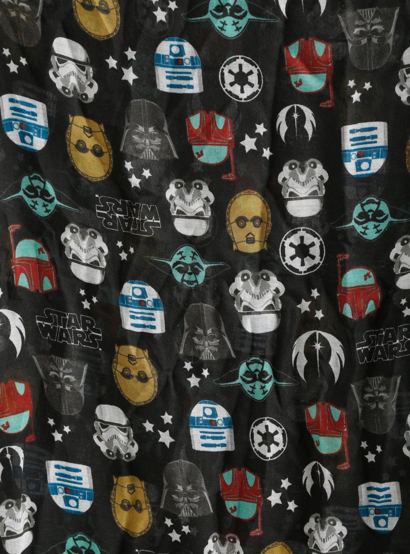 Loungefly Star Wars Icons Print Oblong Scarf, , alternate