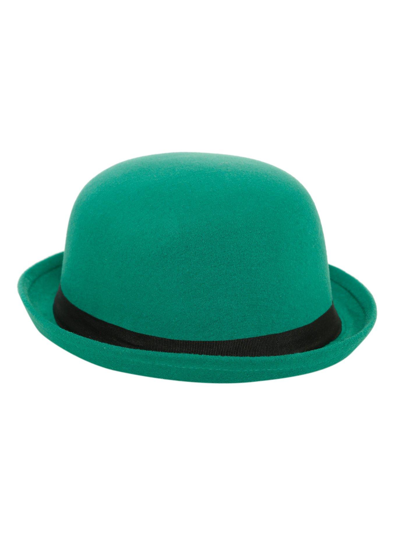 Green Bowler Hat, , alternate