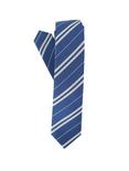 Navy & Grey Striped Skinny Tie, , alternate