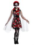 Day Of The Dead Lace-Up Dress, , alternate