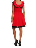 Red & Black Lace Dress, , alternate