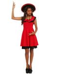 Red & Black Lace Dress, , alternate