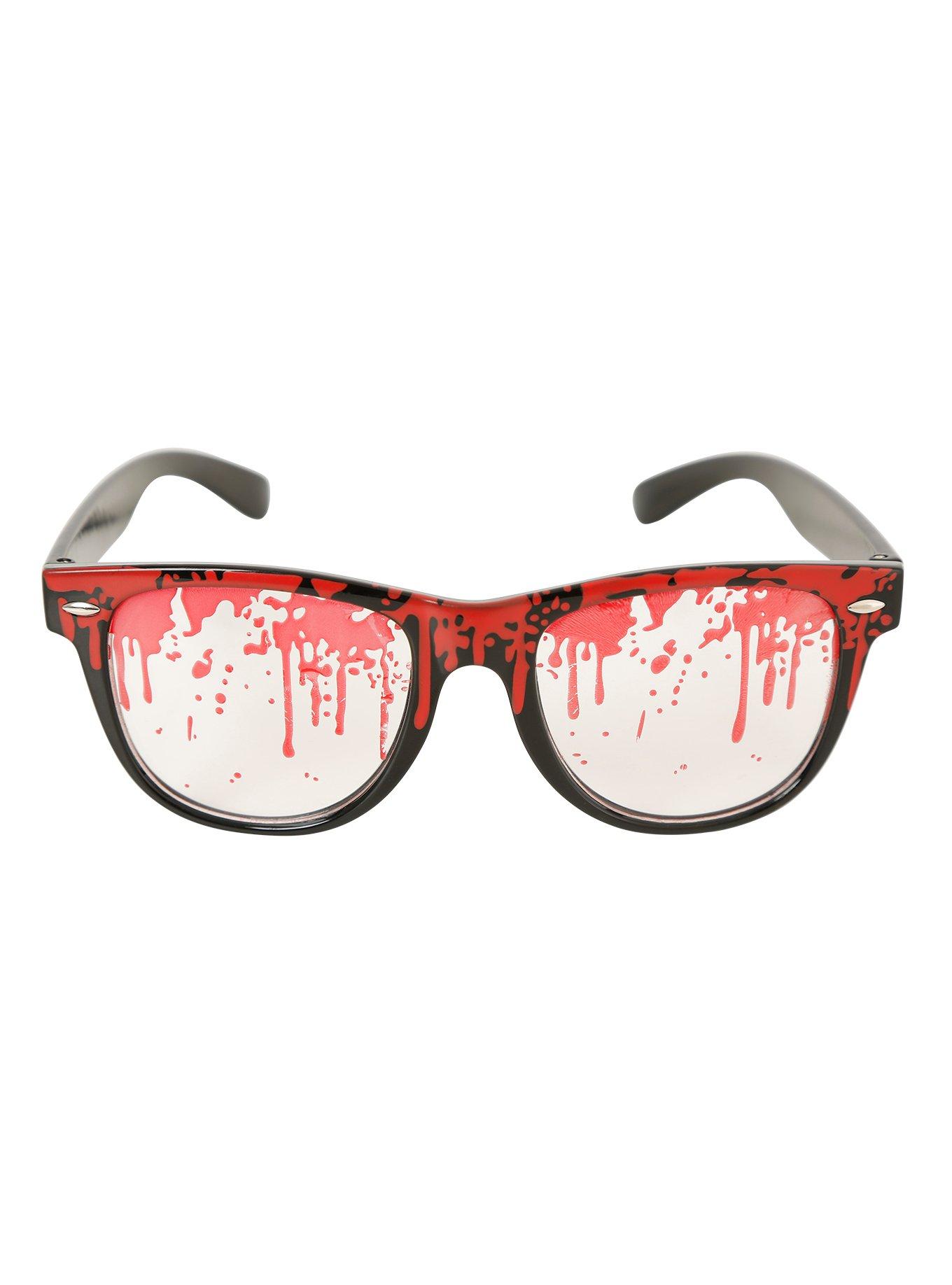 Bloody Retro Clear Lens Glasses, , alternate