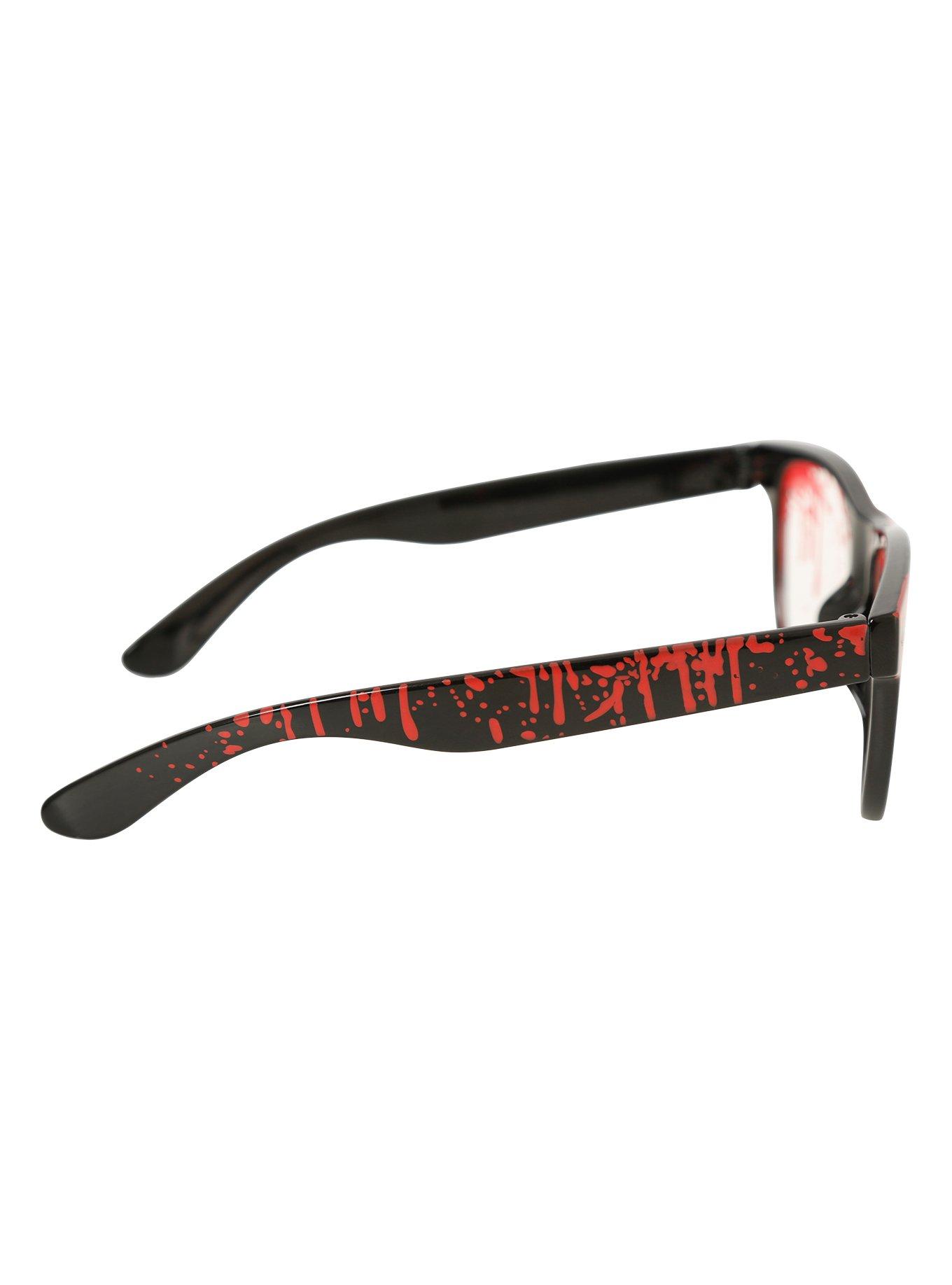 Bloody Retro Clear Lens Glasses, , alternate