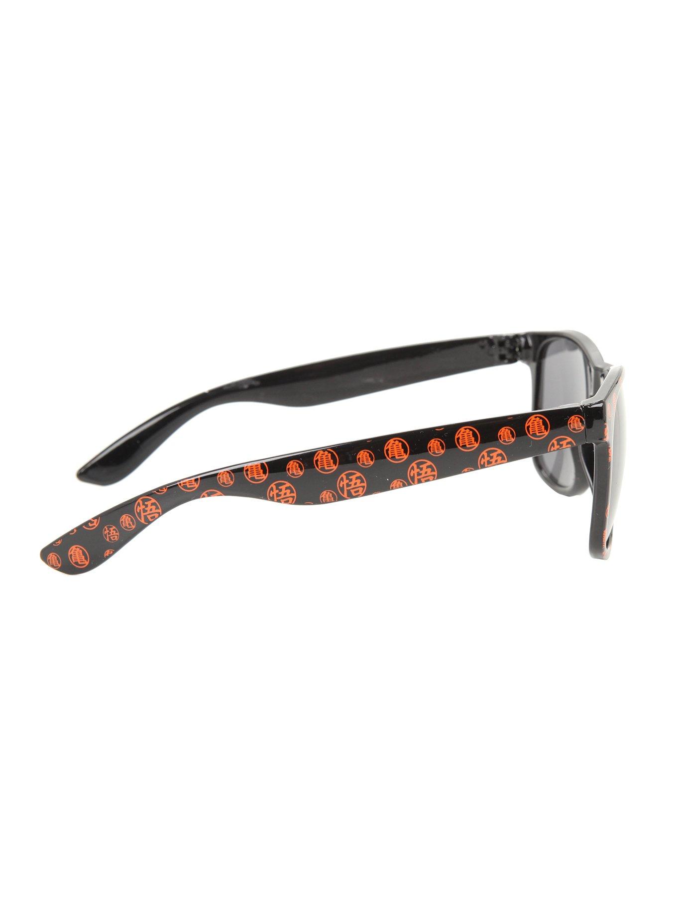 Dragon Ball Z Kami Symbol Black Retro Sunglasses, , alternate