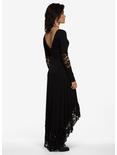 Lace Hi-Lo Dress, BLACK, alternate