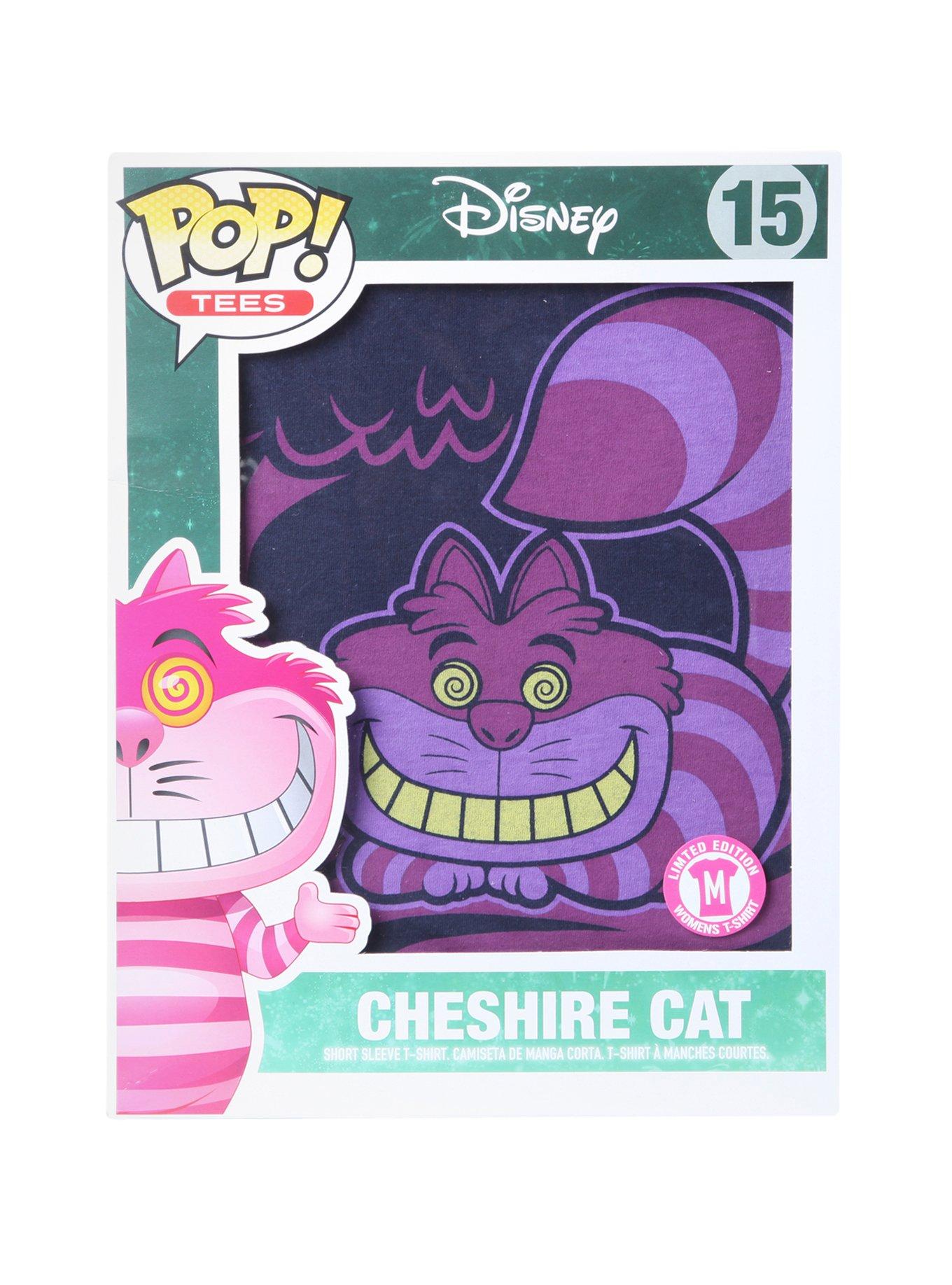 Funko Disney Pop! Alice In Wonderland Cheshire Cat Girls T-Shirt Hot Topic Exclusive, , alternate
