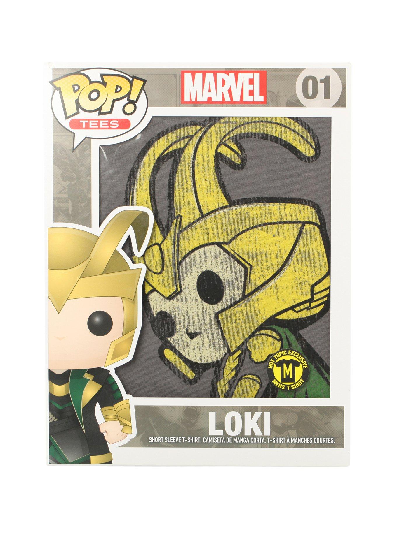 Funko Marvel Pop! Loki T-Shirt Hot Topic Exclusive, , alternate