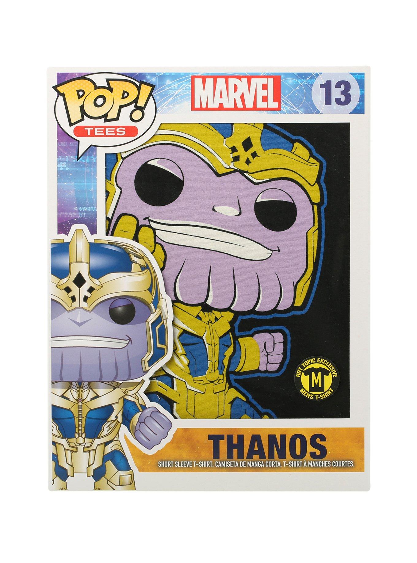 Funko Marvel Pop! Guardians Of The Galaxy Thanos T-Shirt Hot Topic Exclusive, , alternate