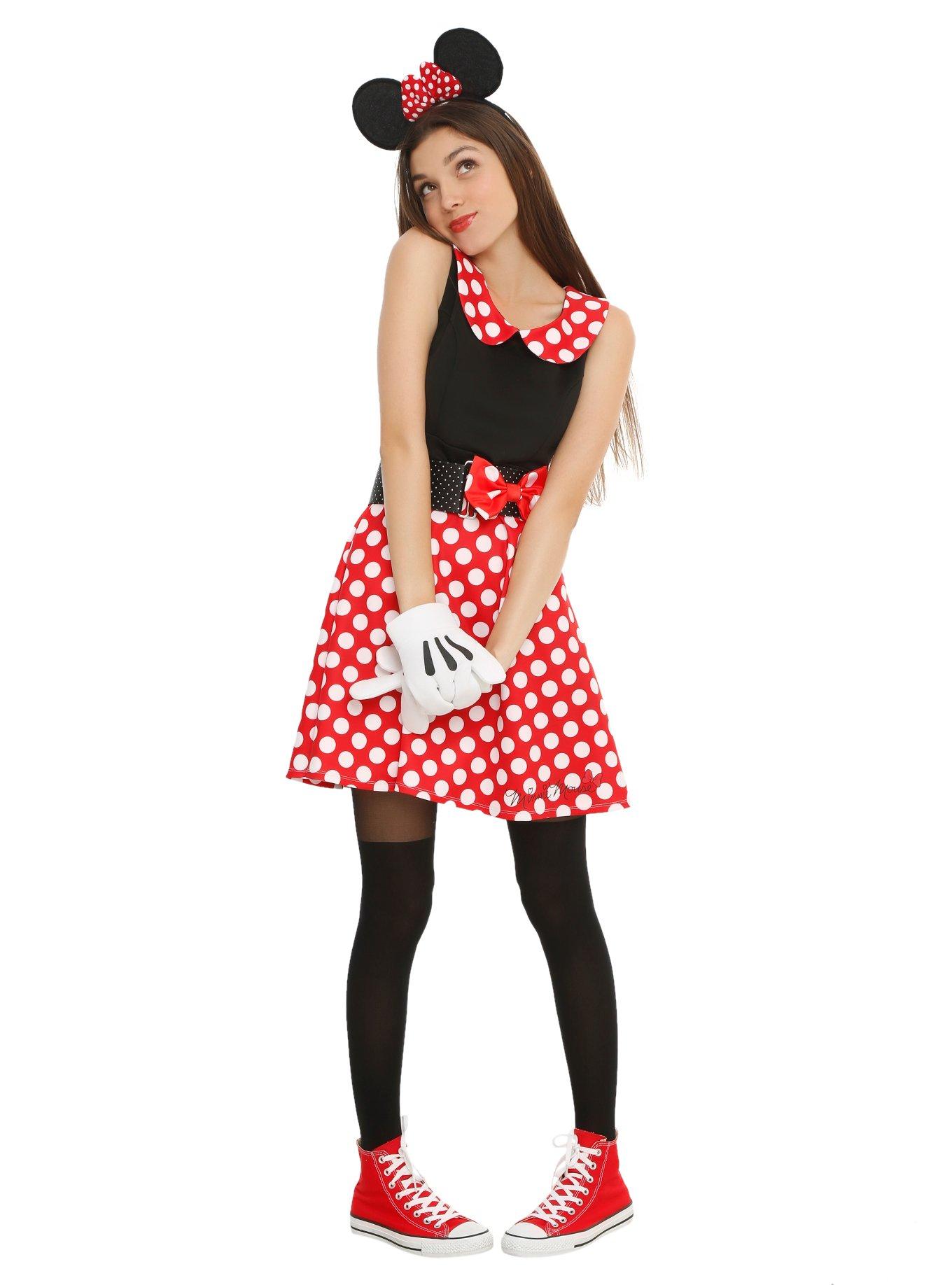 Disney Minnie Mouse Polka Dot Dress, , alternate