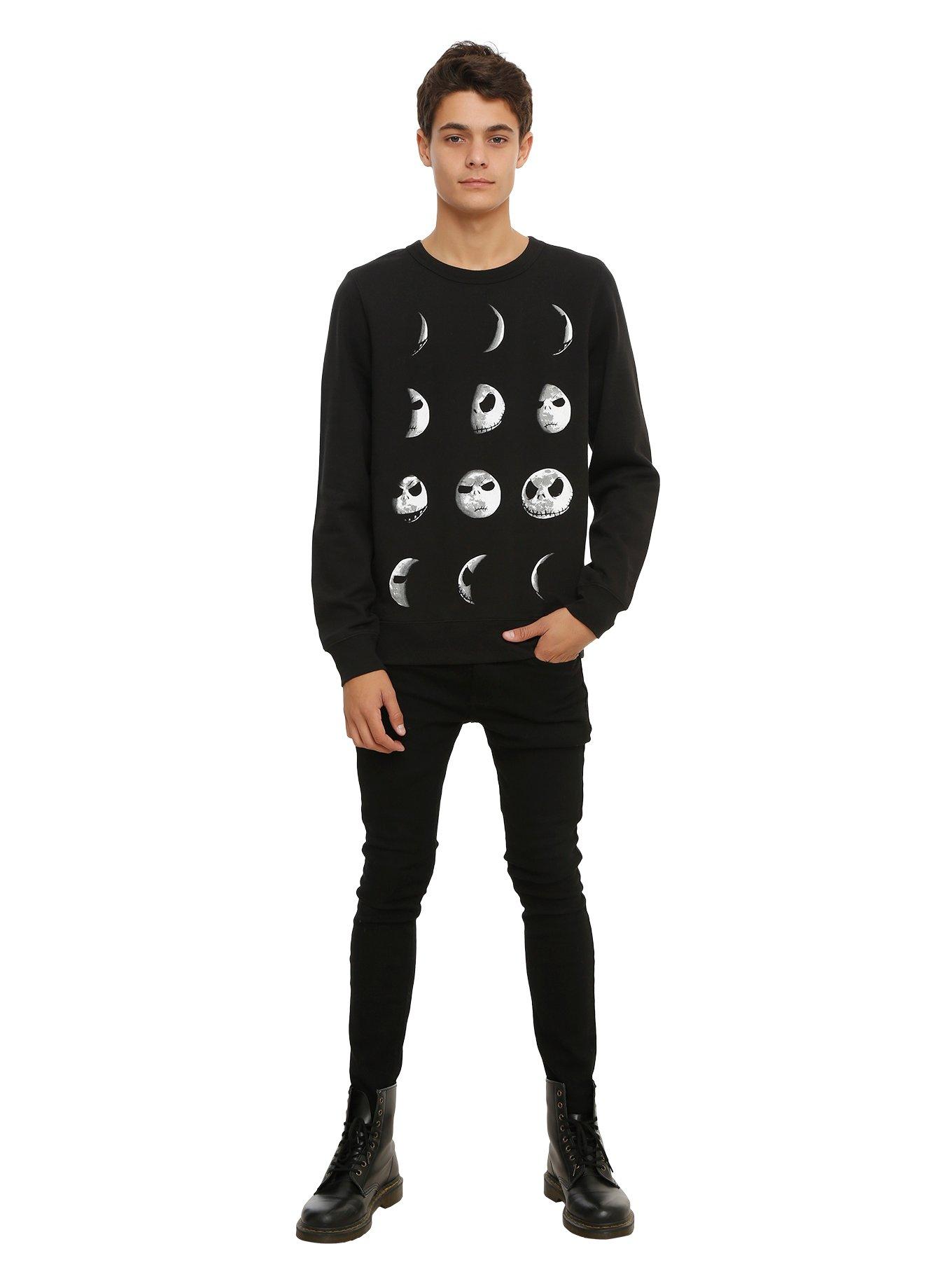 The Nightmare Before Christmas Jack Moon Crew Pullover, , alternate