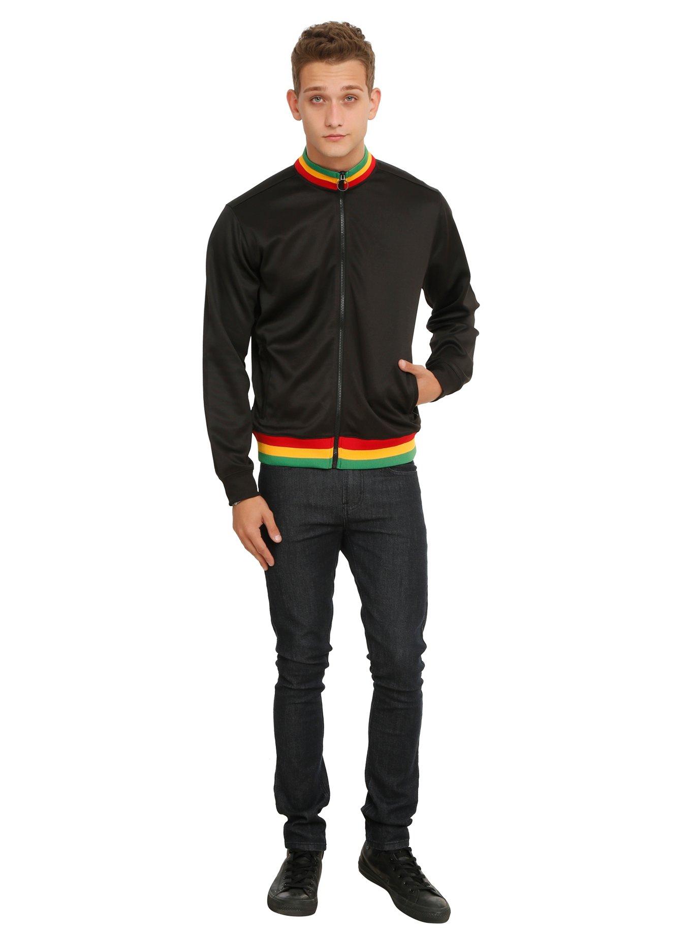 XXX RUDE Rasta Track Jacket, , alternate