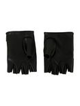 Black Skeleton Moto Gloves, , alternate